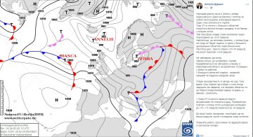 Погода в Україні, фото: скріншот Наталка Діденко Facebook