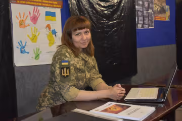 Людмила на фронті, фото: Операція об'єднаних сил