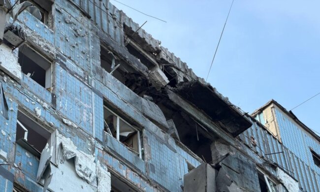Последствия российского удара по Днепру