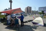 Протестуючі знову заблокували дорогу в Києві