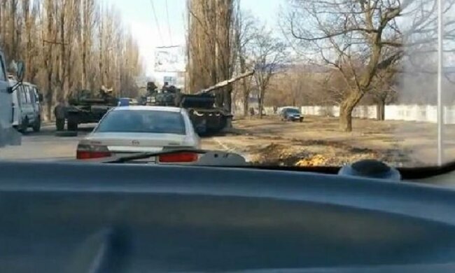 У Макіївці зіткнулися два танки окупантів