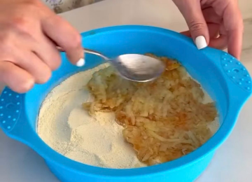 Ленивый яблочный пирог: фото скрин рецепта