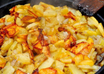 Смажена картопля, кадр з відео