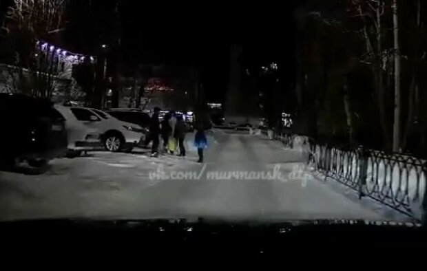 Инцидент в Мурманске, скриншот: YouTube