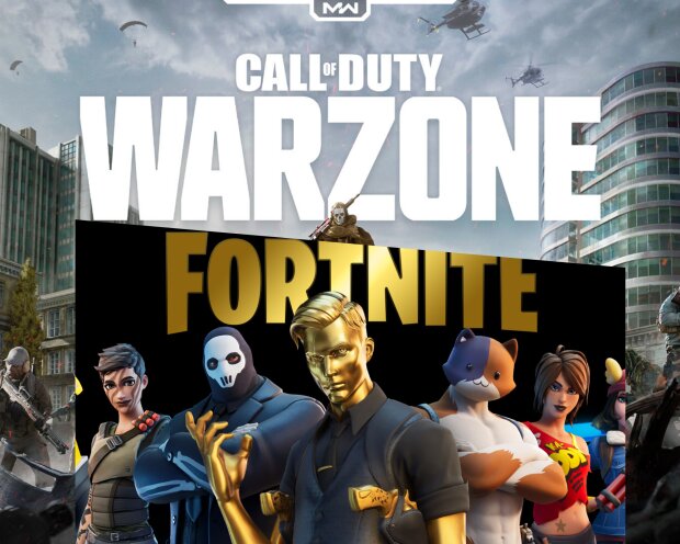 Call of Duty: Warzone і Fortnite \\ офіційні заставки гри