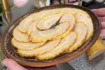 Сырно-куриный рулет: фото скрин рецепта