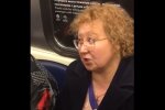скандал в метро, скріншот з відео
