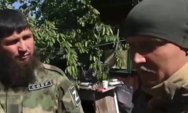 Российские оккупанты, фото: скриншот из видео
