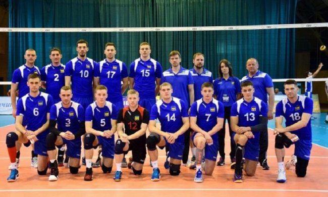 Сборная Украины по волейболу обыграла Израиль в Евролиге