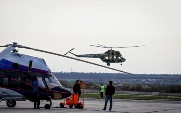 Украинский вертолет "Надія" впервые увидел небо: видео