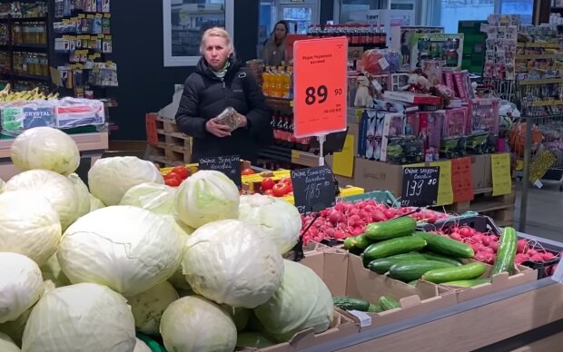 Цены на овощи. Фото: скрин youtube
