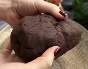 Шоколадный тертый пирог с творожной начинкой: фото скрин рецепта