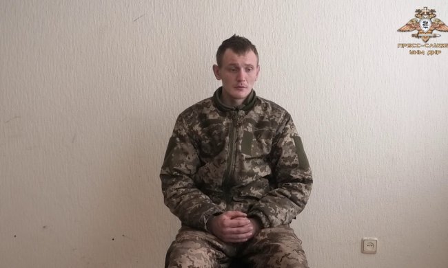 пленный украинский десантник