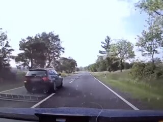 Авария BMW, скриншот видео