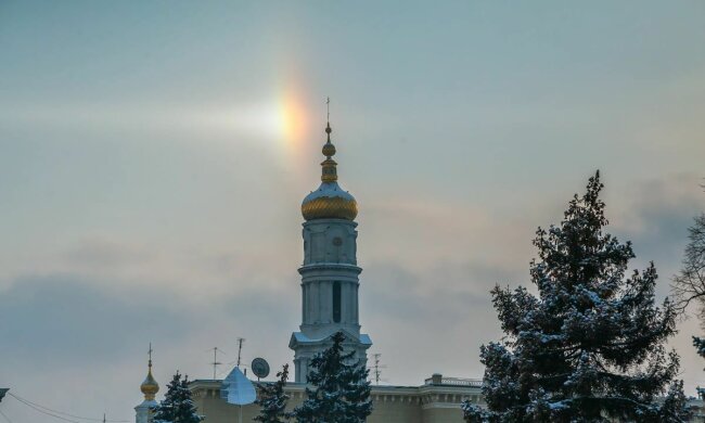 Гало над Харковом, фото: Instagram