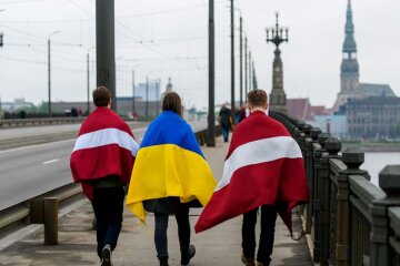 Украинские беженцы в Латвии. Фото: BBC