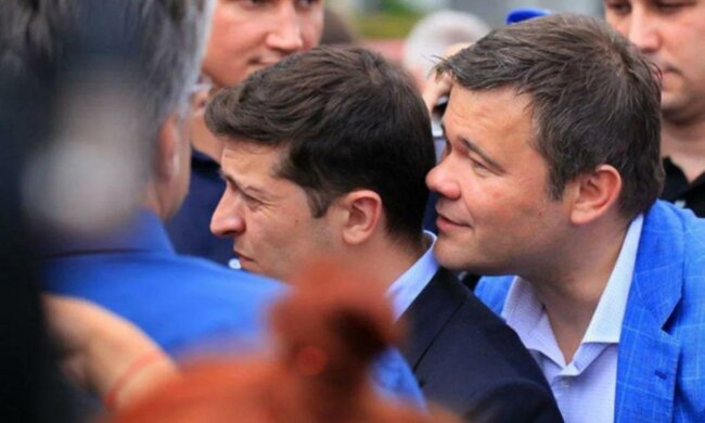 Володимир Зеленський та Андрій Богдан