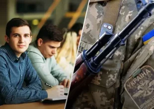 Мобілізація студентів, колаж УНІАН