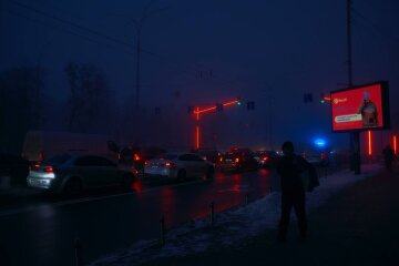 Отключение света, фото из социальных сетей