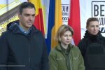 Прем'єр-міністри Данії та Іспанії, фото: скріншот з відео