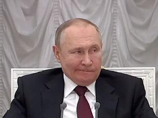 Путин на заседании Совбеза, скриншот из видео