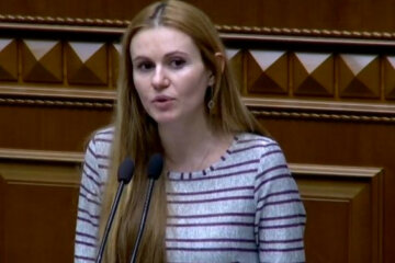 Скріншот з виступу у парламенті