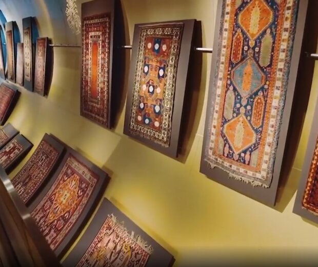 Ковры из коллекции музея, скриншот видео
