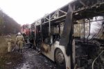 загорівся автобус