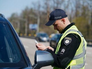 Полиция остановила авто: водитель в салоне