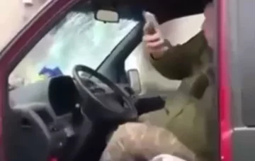 Напад на ТЦК, скріншот: YouTube