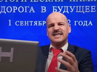 Юрий Великий в образе Лукашенко. Фото: скрин youtube