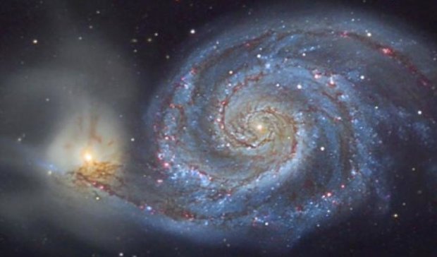 Астрономы нашли ближайшее к нам столкновение галактик