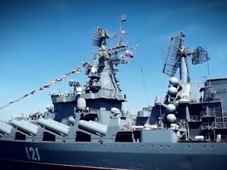 Крейсер "Москва", фото: скріншот з відео