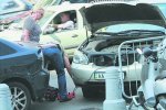 Lexus депутата Кужель устроил затор (фото)