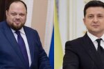 Руслан Стефанчук і Володимир Зеленський