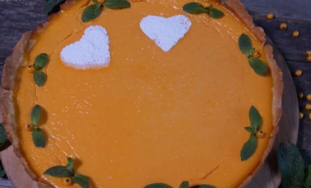 Постный торт “Оранжевое настроение”