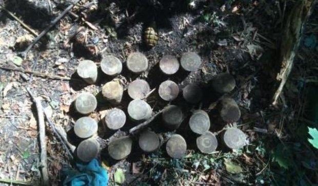 На трасі біля Краматорська знайшли схованку з 7 кг гашишу та гранатою