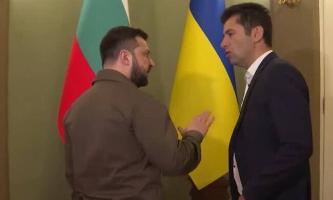 Володимир Зеленський і Кирило Петков, скрін: YouTube