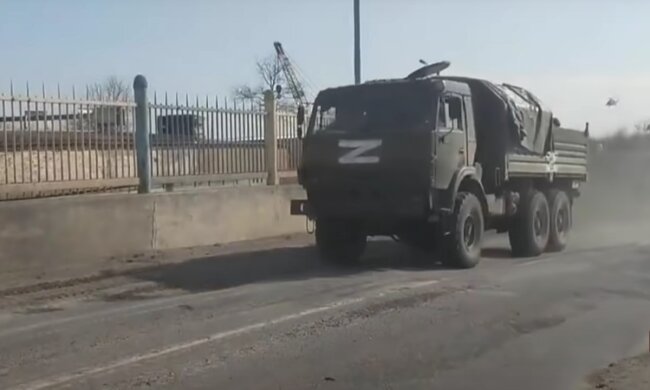 Российские оккупанты. Фото: скрин youtube