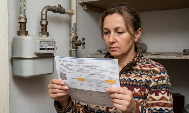 Счет за доставку газа. Фото: сгенерированное ИИ