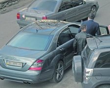 Саакашвілі красувався у Києві на новому Mercedes за 4 млн грн (фото)