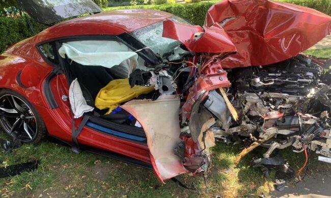 ДТП с Toyota Supra 2020, carscoops