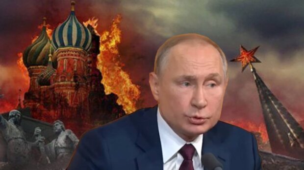 Пожар в Кремле с путиным, фото: свободный источник
