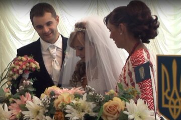 свадьба, скриншот с видео