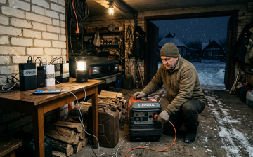 Відключення світла. Фото: згенероване ШІ