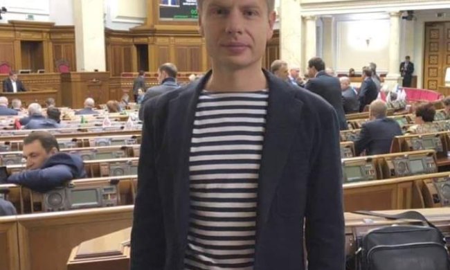 Олексій Гончаренко в тільняшці