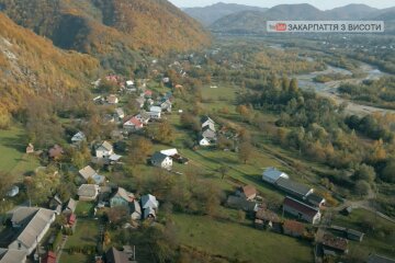 Закарпатье с высоты, скриншот