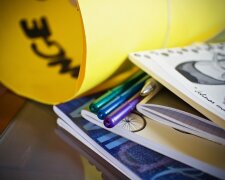 Набор канцтоваров изображение