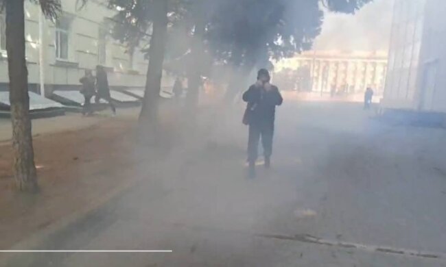 Мітинг у Херсоні, фото: скріншот з відео