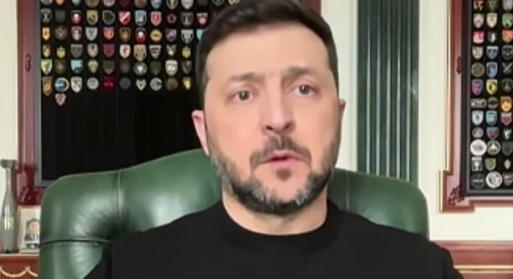 Владимир Зеленский, кадр из видео